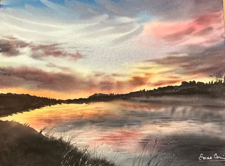 Aquarelle d'élève